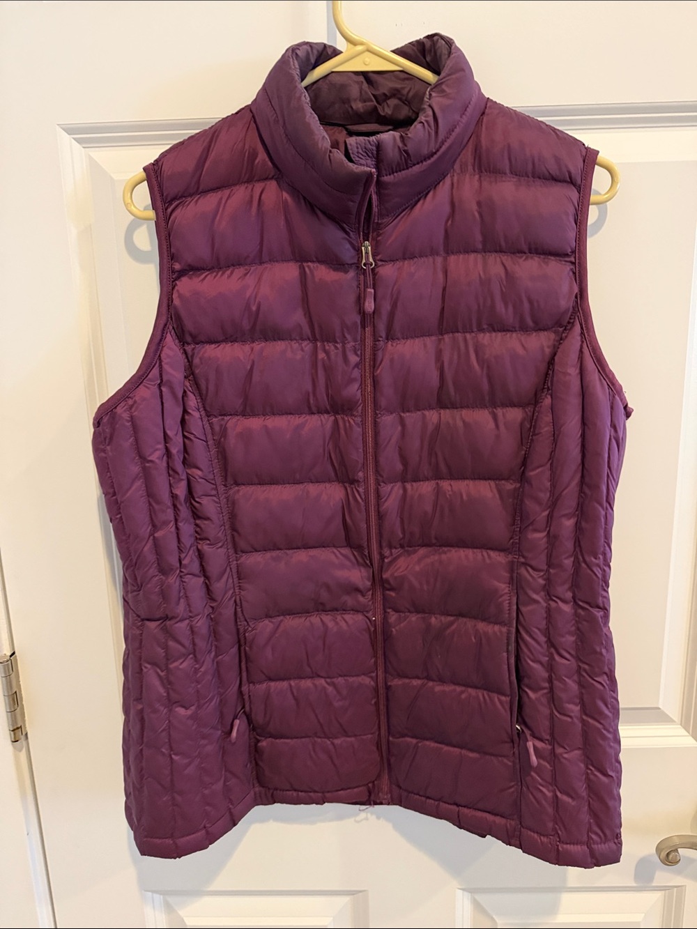 32 Degrees Quilted Puffer Vest in Purple